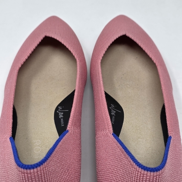 Rothy's The High Point Shoes Tulip Pink Washable Women’s Size 10.5 New - Picture 9 of 10